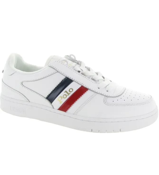baskets et sneakers - Tendance - homme - Cuir - Blanc - Ralph lauren