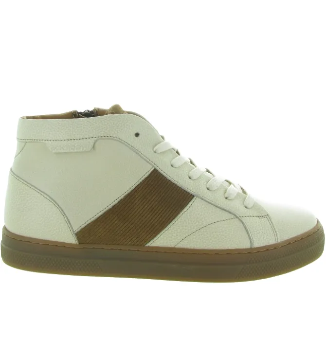 baskets et sneakers - Tendance - homme - Cuir - Beige - Schmoove
