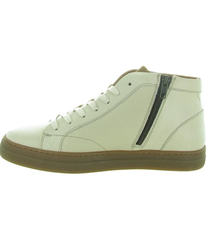 baskets et sneakers - Tendance - homme - Cuir - Beige - Schmoove