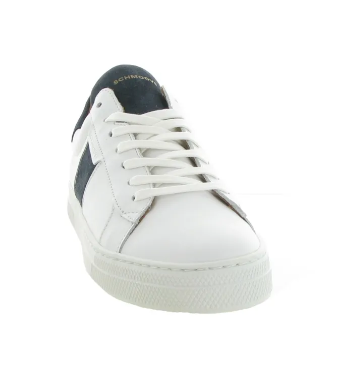 baskets et sneakers - Tendance - homme - Cuir - Blanc - Schmoove