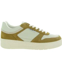 baskets et sneakers - Tendance - homme - Cuir - Beige - Schmoove