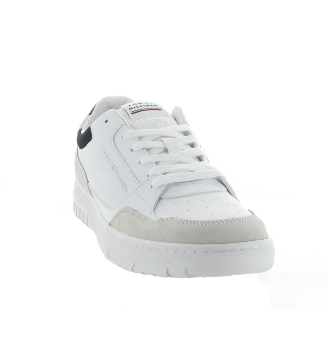 baskets et sneakers - Tendance - homme - Cuir - Blanc - Tommy hilfiger