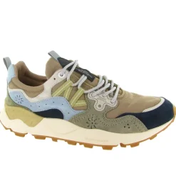baskets et sneakers - Tendance - homme - Nubuck - Marron - Flower mountain