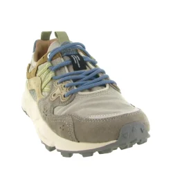 baskets et sneakers - Tendance - homme - Cuir - Taupe - Flower mountain