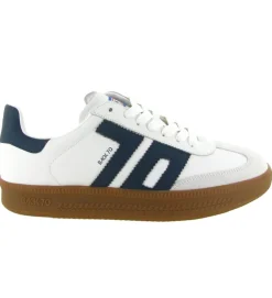 baskets et sneakers - Tendance - homme - Cuir - Bleu Marine - Back70