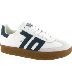 baskets et sneakers - Tendance - homme - Cuir - Bleu Marine - Back70