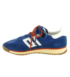 baskets et sneakers - Tendance - homme - Nubuck - Bleu - Back70