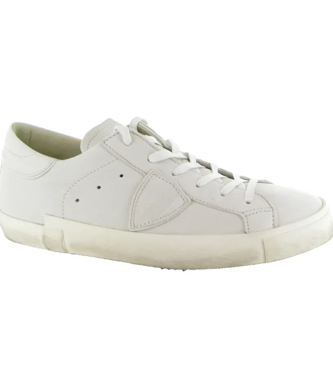 baskets et sneakers - Tendance - homme - Cuir - Blanc - Philippe model