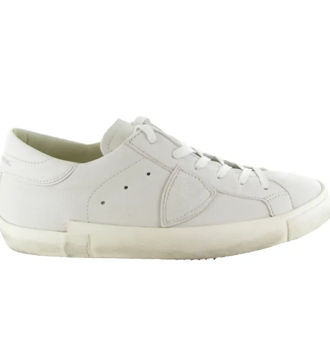 baskets et sneakers - Tendance - homme - Cuir - Blanc - Philippe model