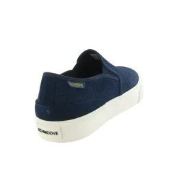 baskets et sneakers - Tendance - homme - Nubuck - Bleu Marine - Schmoove