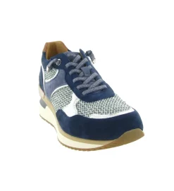 baskets et sneakers - Tendance - femme - Cuir - Bleu Marine - Mamzelle