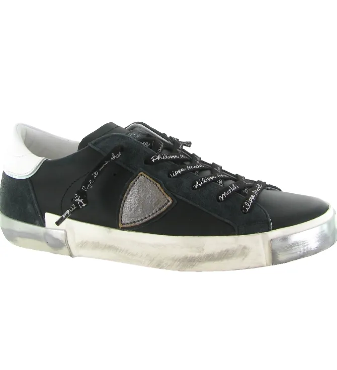 baskets et sneakers - Tendance - femme - Cuir - Noir - Philippe model