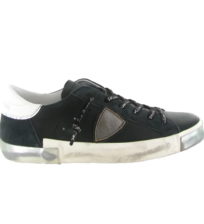 baskets et sneakers - Tendance - femme - Cuir - Noir - Philippe model