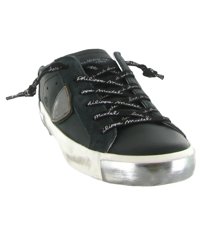 baskets et sneakers - Tendance - femme - Cuir - Noir - Philippe model