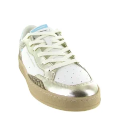 baskets et sneakers - Tendance - femme - Cuir - Or - Crime london