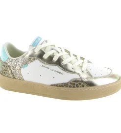 baskets et sneakers - Tendance - femme - Cuir - Or - Crime london