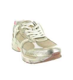 baskets et sneakers - Tendance - femme - Cuir - Or - Crime london