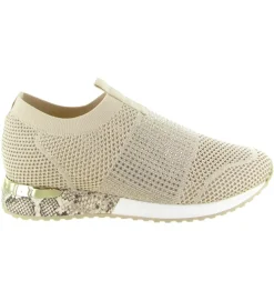 baskets et sneakers - Tendance - femme - Synthétique - Beige - La strada