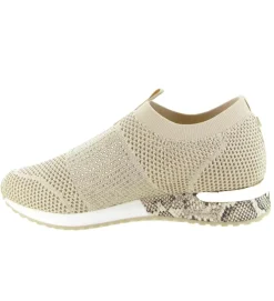 baskets et sneakers - Tendance - femme - Synthétique - Beige - La strada