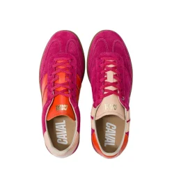 baskets et sneakers - Tendance - femme - Cuir - Rose - Caval