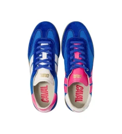 baskets et sneakers - Tendance - femme - Cuir - Bleu - Caval
