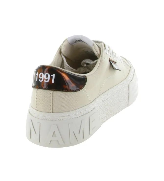 baskets et sneakers - Tendance - femme - Toile - Beige - No name