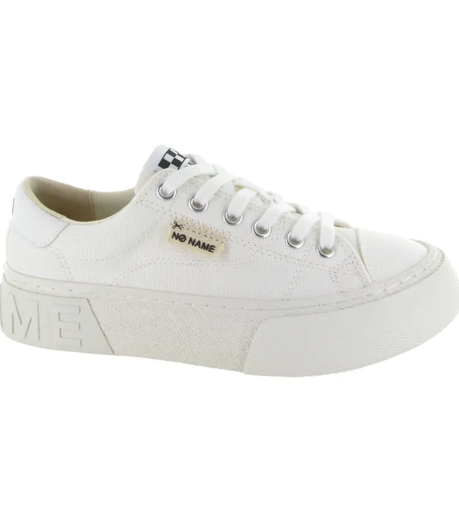 baskets et sneakers - Tendance - femme - Toile - Blanc - No name