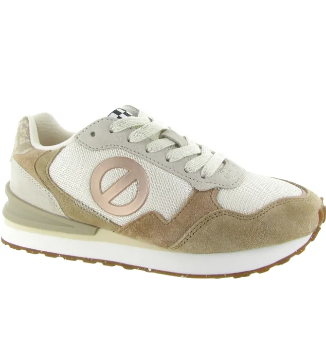 baskets et sneakers - Tendance - femme - Toile - Beige - No name