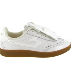 baskets et sneakers - Tendance - femme - Cuir - Beige - Schmoove