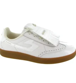 baskets et sneakers - Tendance - femme - Cuir - Beige - Schmoove