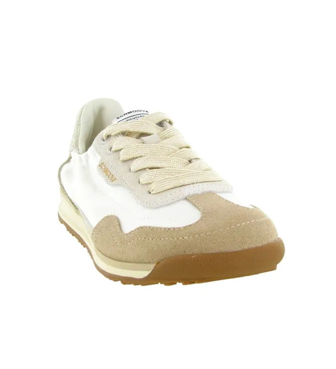 baskets et sneakers - Tendance - femme - Cuir - Blanc - Schmoove