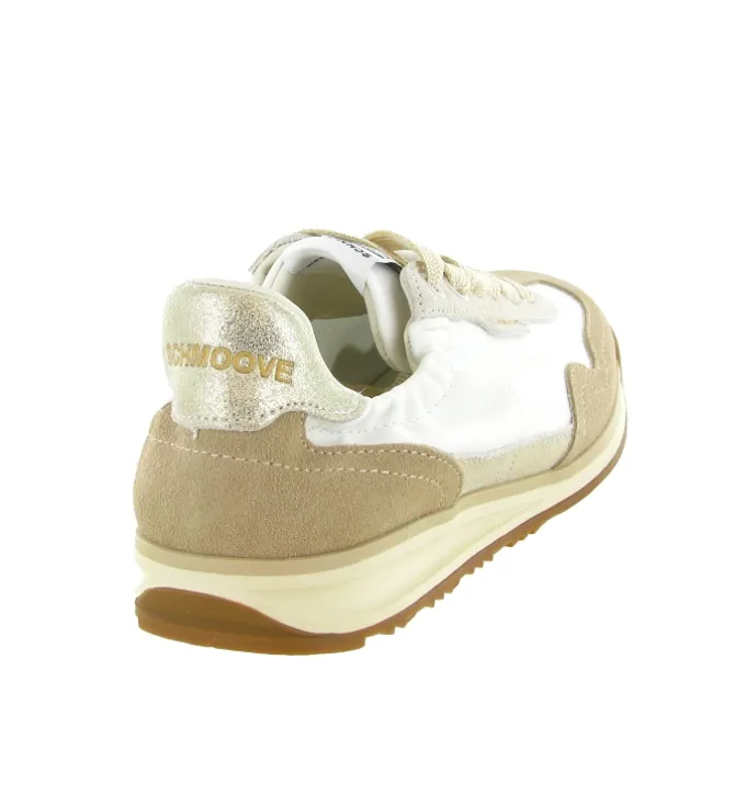 baskets et sneakers - Tendance - femme - Cuir - Blanc - Schmoove