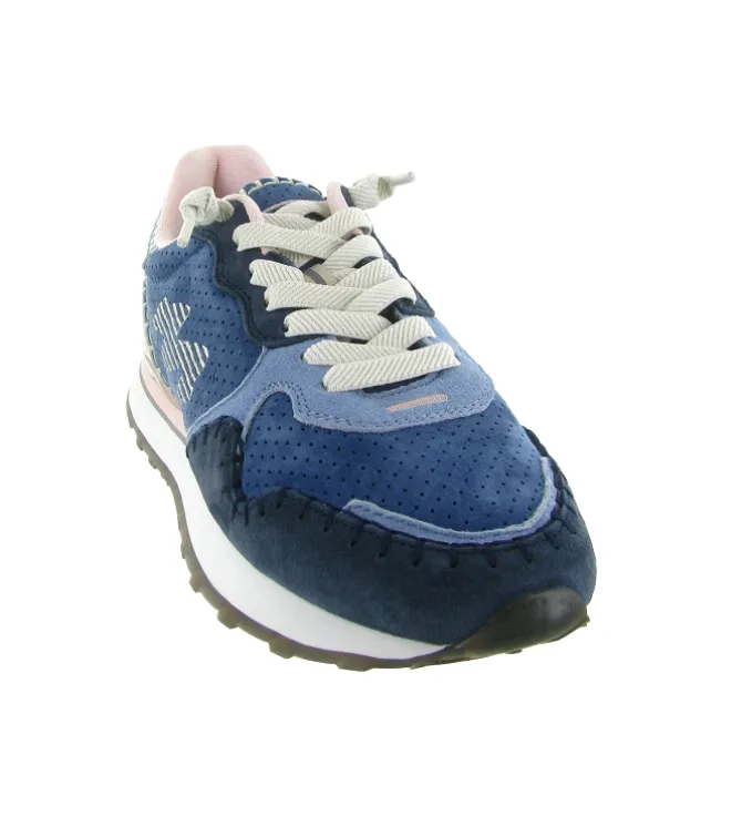 baskets et sneakers - Tendance - femme - Nubuck - Bleu - Mrp star
