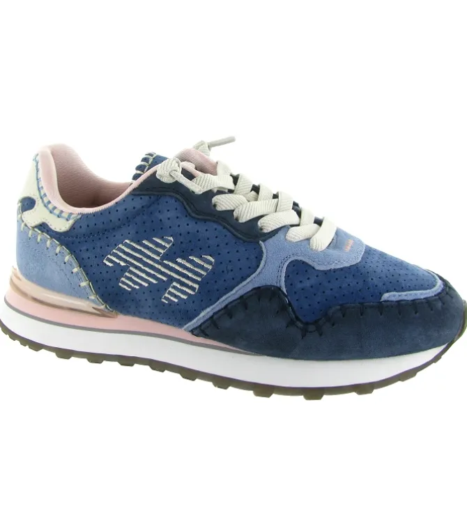 baskets et sneakers - Tendance - femme - Nubuck - Bleu - Mrp star