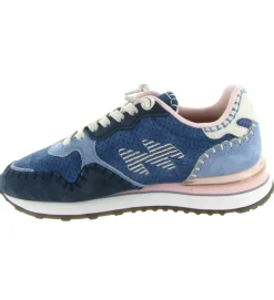 baskets et sneakers - Tendance - femme - Nubuck - Bleu - Mrp star