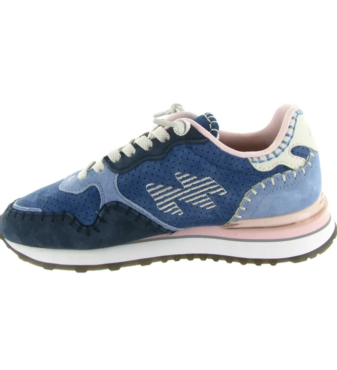 baskets et sneakers - Tendance - femme - Nubuck - Bleu - Mrp star