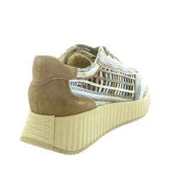 baskets et sneakers - Tendance - femme - Raphia - Bleu - Softwaves