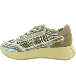 baskets et sneakers - Tendance - femme - Raphia - Bleu - Softwaves