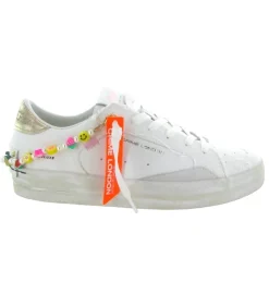 baskets et sneakers - Tendance - femme - Cuir - Blanc - Crime london