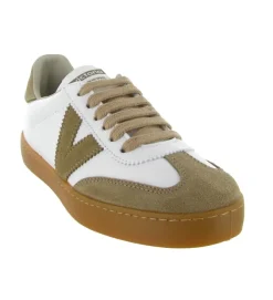 baskets et sneakers - Tendance - femme - Cuir - Beige - Victoria