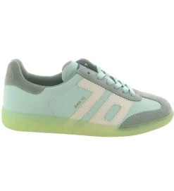 baskets et sneakers - Tendance - femme - Cuir - Vert - Back70