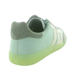 baskets et sneakers - Tendance - femme - Cuir - Vert - Back70