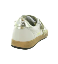 baskets et sneakers - Tendance - femme - Cuir - Or - 4b12