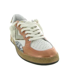baskets et sneakers - Tendance - femme - Cuir - Orange - 4b12