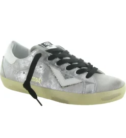 baskets et sneakers - Tendance - femme - Cuir - Argent - 4b12