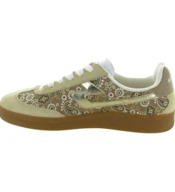 baskets et sneakers - Tendance - femme - Cuir - Beige - Schmoove