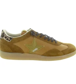 baskets et sneakers - Tendance - femme - Cuir - Marron - Cetti