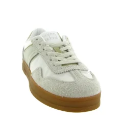 baskets et sneakers - Tendance - femme - Cuir - Crème - Tommy hilfiger