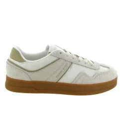 baskets et sneakers - Tendance - femme - Cuir - Crème - Tommy hilfiger
