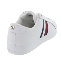 baskets et sneakers - Tendance - femme - Cuir - Blanc - Tommy hilfiger